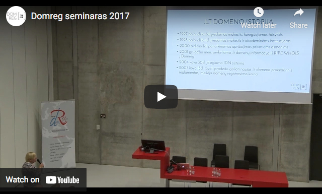 Domreg seminar in 2017